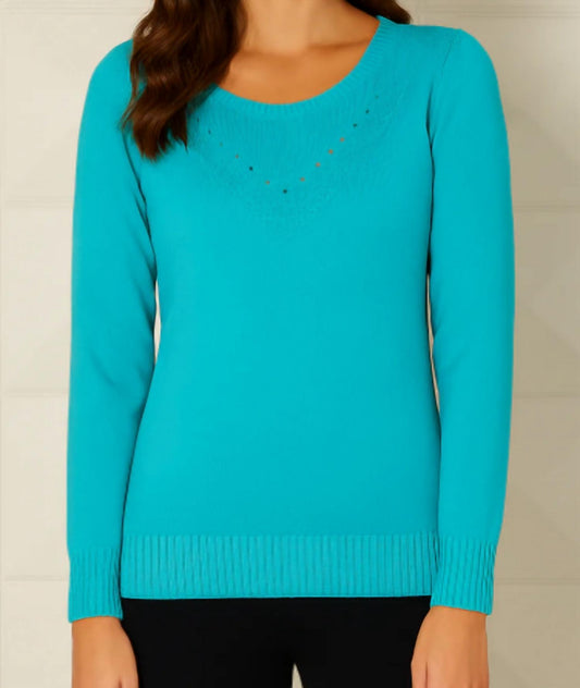 French Kyss - Braided V-Neck Top