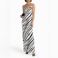 Et Ochs - Zebra Aaliyah Square Neck Gown