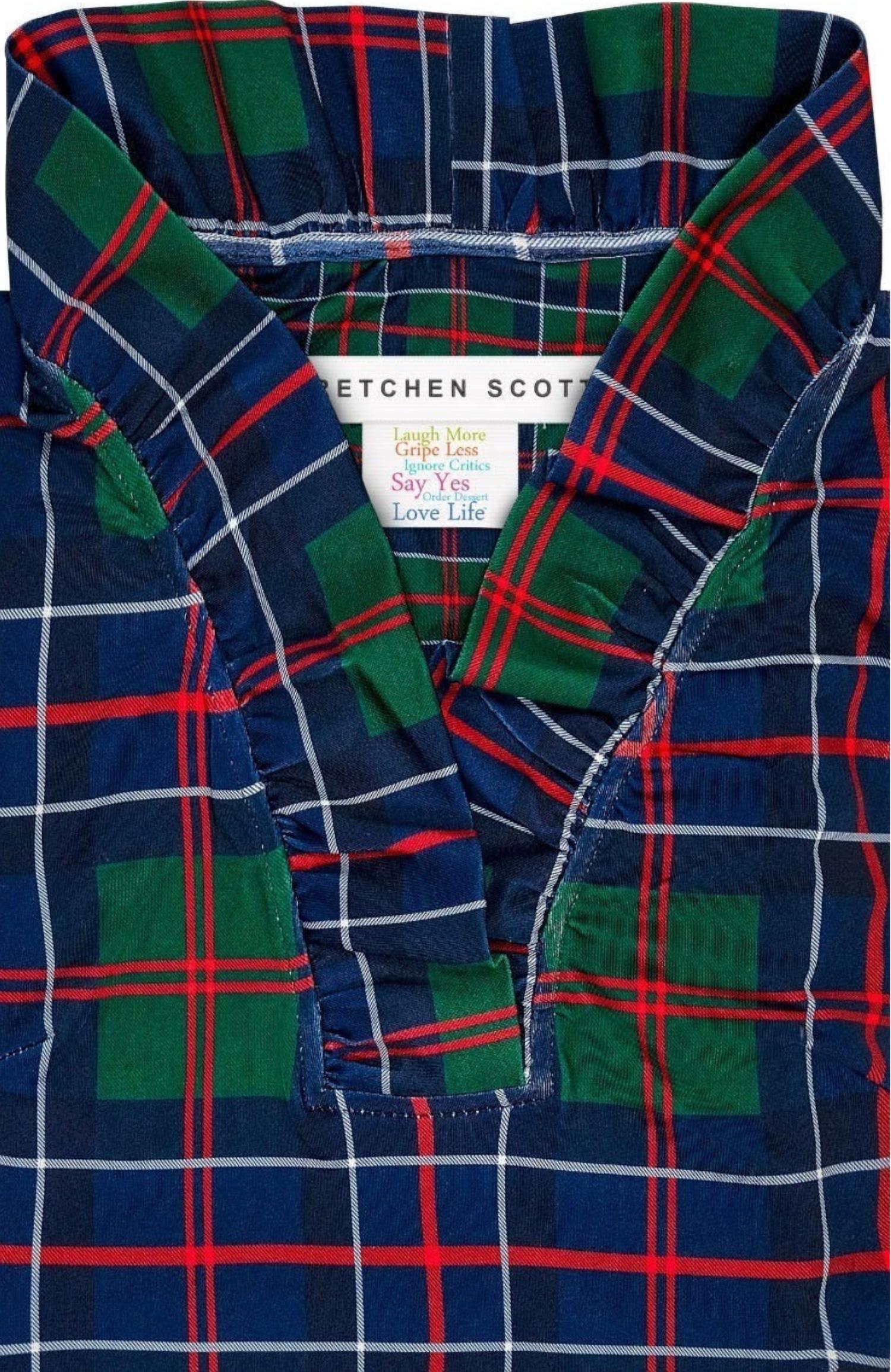 Gretchen Scott - Stand Up Ruffle Neck Top