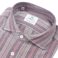 Luigi Borrelli Napoli - Men's Lightweight Seersucker Shirt