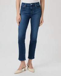 Paige - Cindy High Rise Straight Leg Jeans