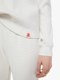 Mother Long Sleeve Boxy Goodie Goodie Tee in day to night - women's long sleeve top - detail view