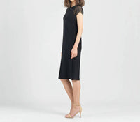Clara Sunwoo - Mesh Cap Sleeve Midi Dress