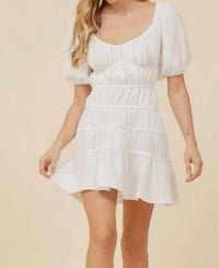 Vintage Havana - Gauze Jersey Combo Dress