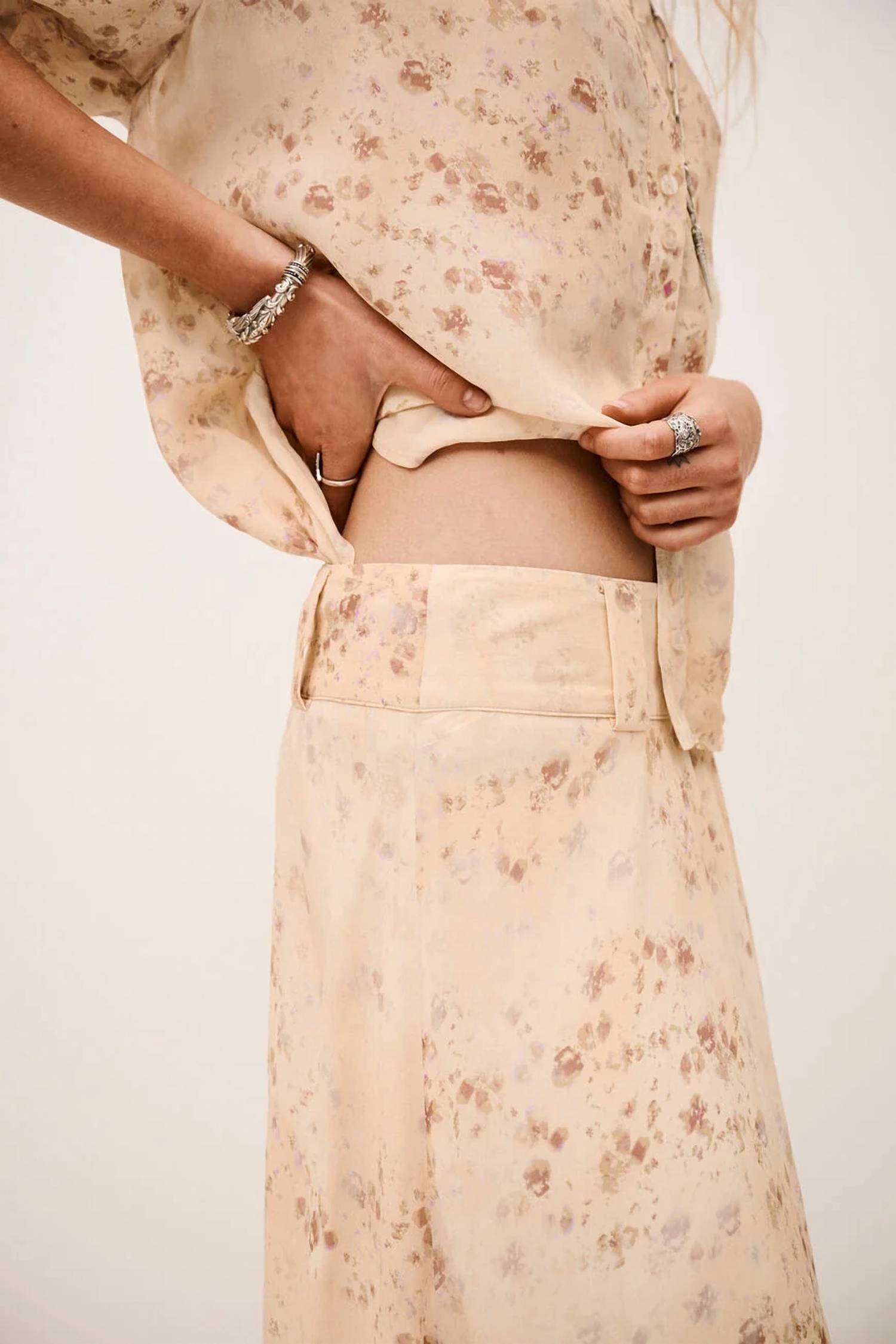 Ba&Sh - Nattalina Flowy Maxi Skirt