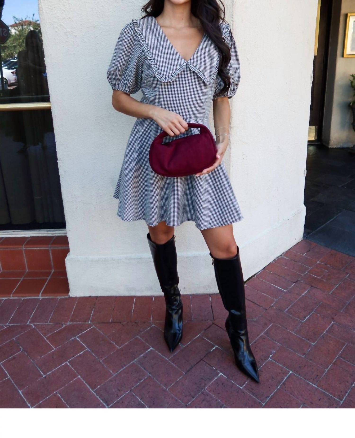 Needii - Check Me Out Mini Dress