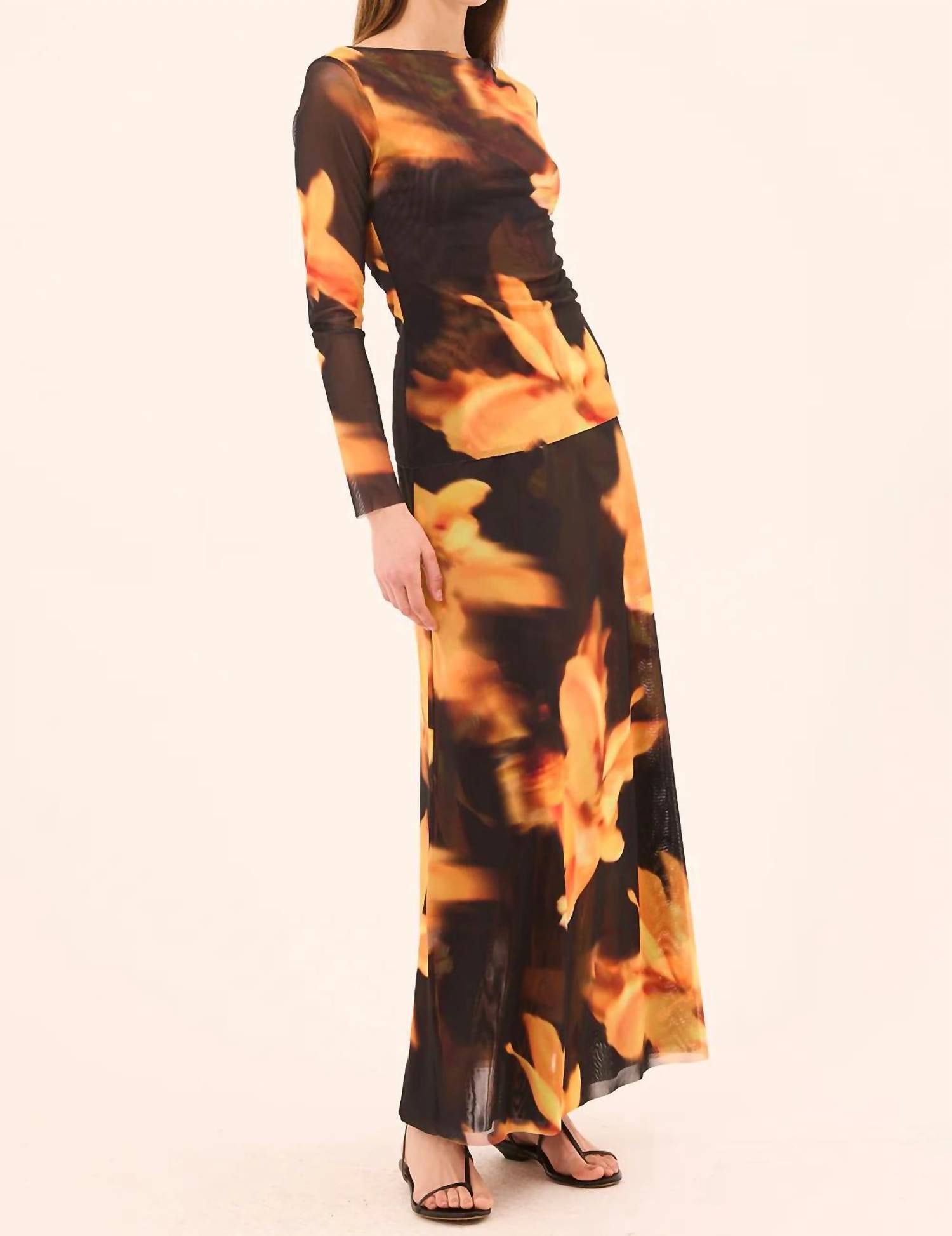 Misa Los Angeles - Women's Lira Yellow Flora Top