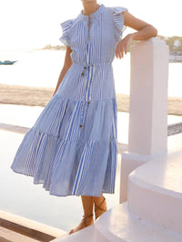 Oliphant - Cinched Flirty Midi Dress