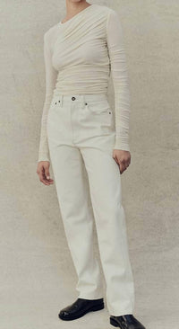 Agolde - Women's Recycled Leather 90s Pinch Waist Lace
