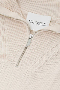 Closed - Cropped Troyer Sweater
