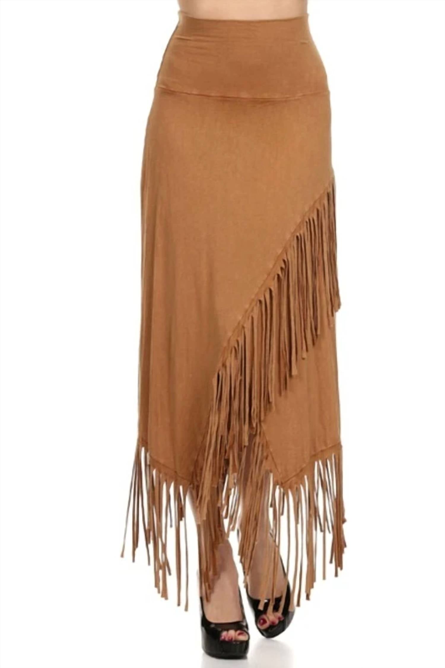 T-Party - Women's Mineral Wash Fringe Side Top
