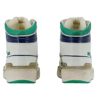 ISABEL MARANT Men's Trash Sneakers in white blue green - men's sneaker - view 5