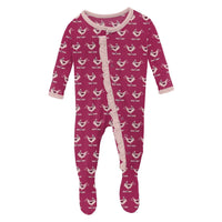 Kickee - Kids' Ruffle Footie with Snaps