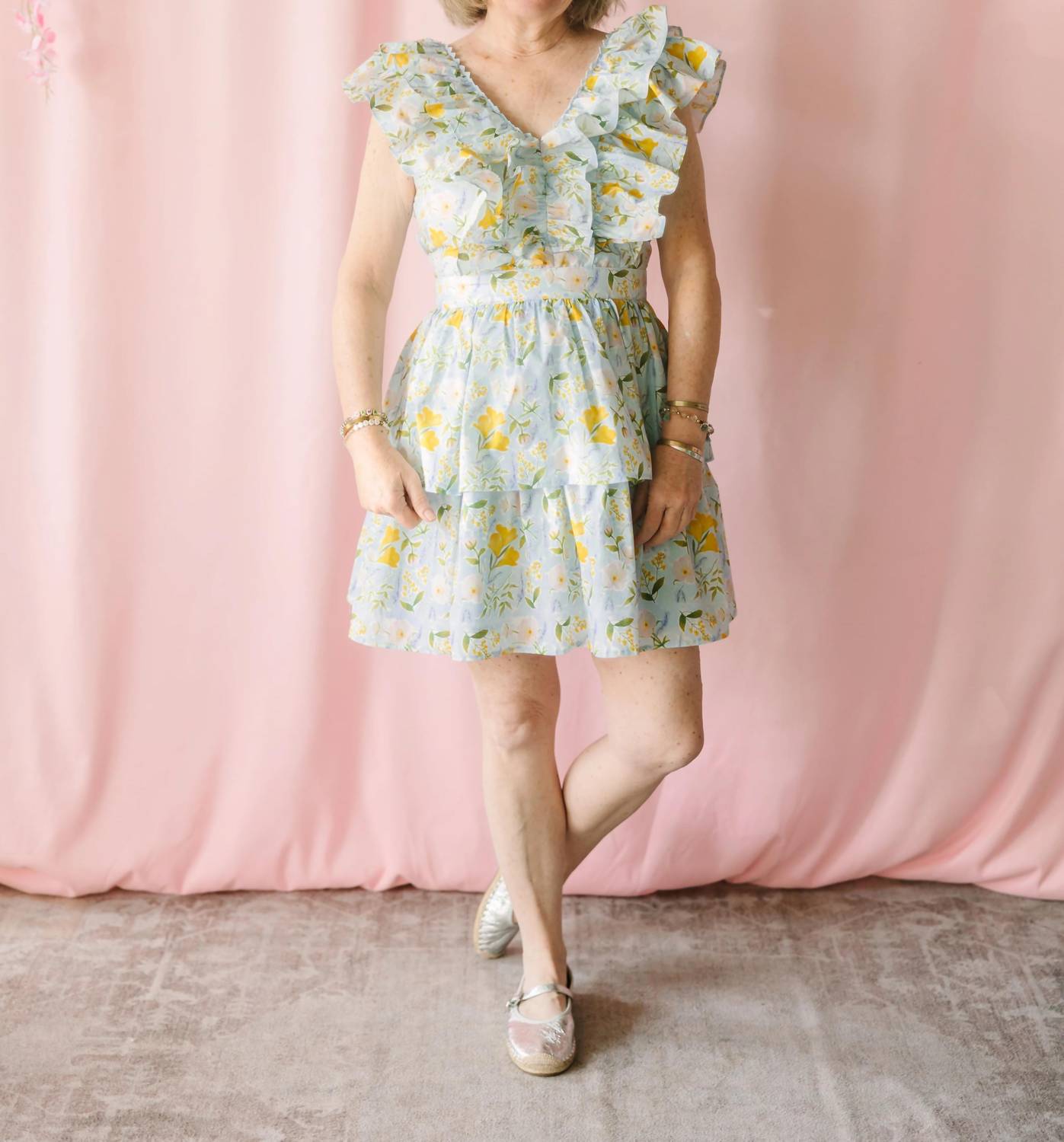 In February - Ruffled Mini Dress