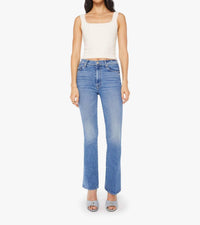 Mother High Waisted Weekender Skimp Jeans in swing and miss - women's jeans