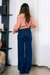 Vibrant M.I.U High-rise Essential Wide Leg Jeans in blue - women's pants - view 6