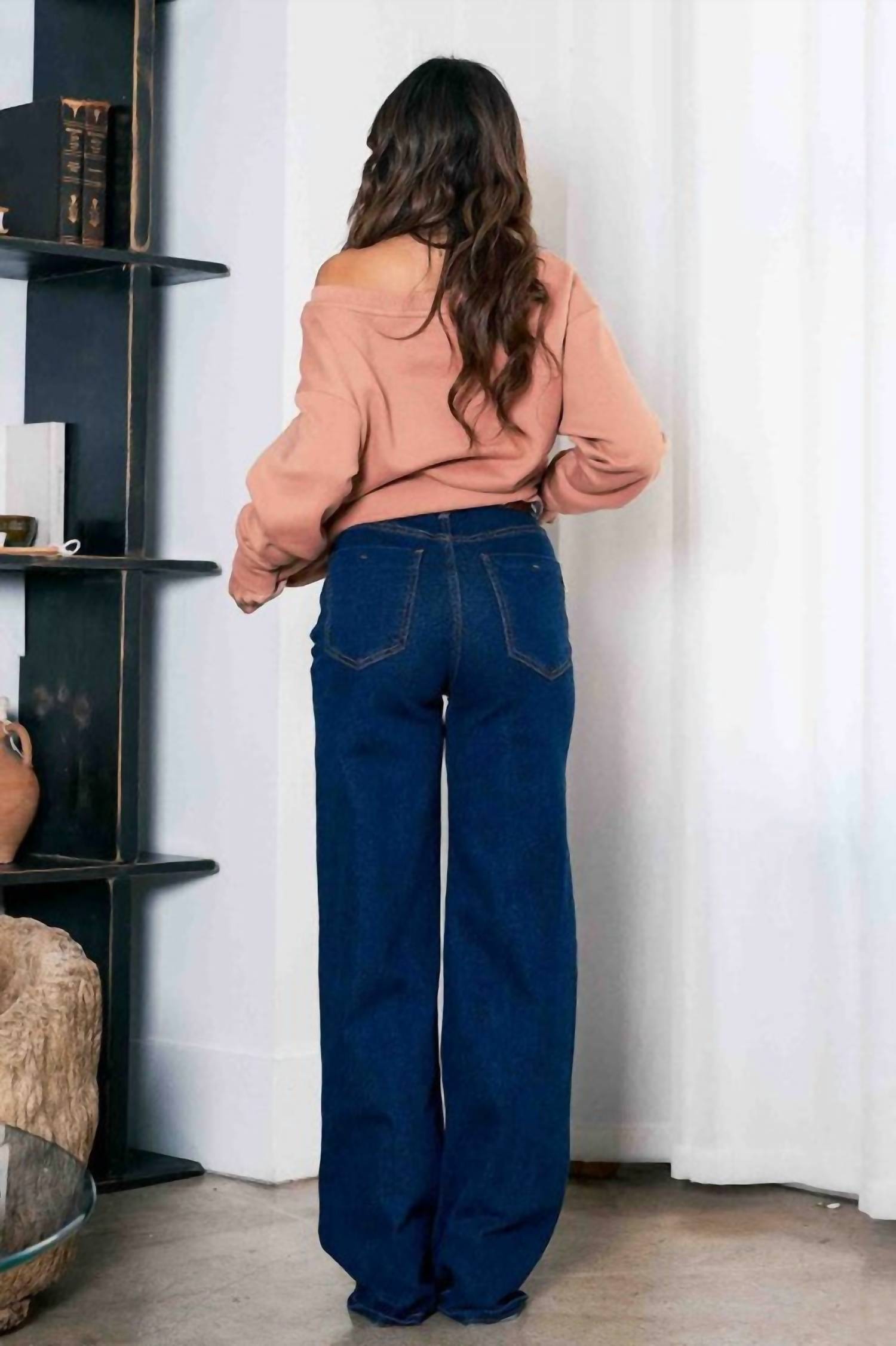 Vibrant M.I.U High-rise Essential Wide Leg Jeans in blue - women's pants - view 6