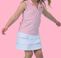 Rufflebutts - Girl's Sleeveless Polo Active Top