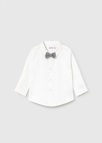 Mayoral - Boy's Long Sleeve Dressy Bowtie Shirt