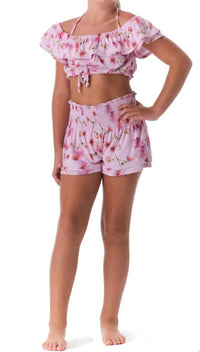 Submarine - Orchids Floral Top-notch