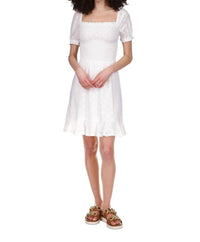 Michael Kors - Peasant Logo Plate Dress
