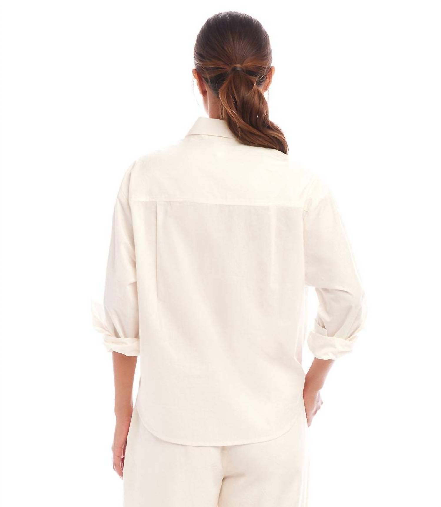 Karen Kane - Long Sleeve Tie-Front Top