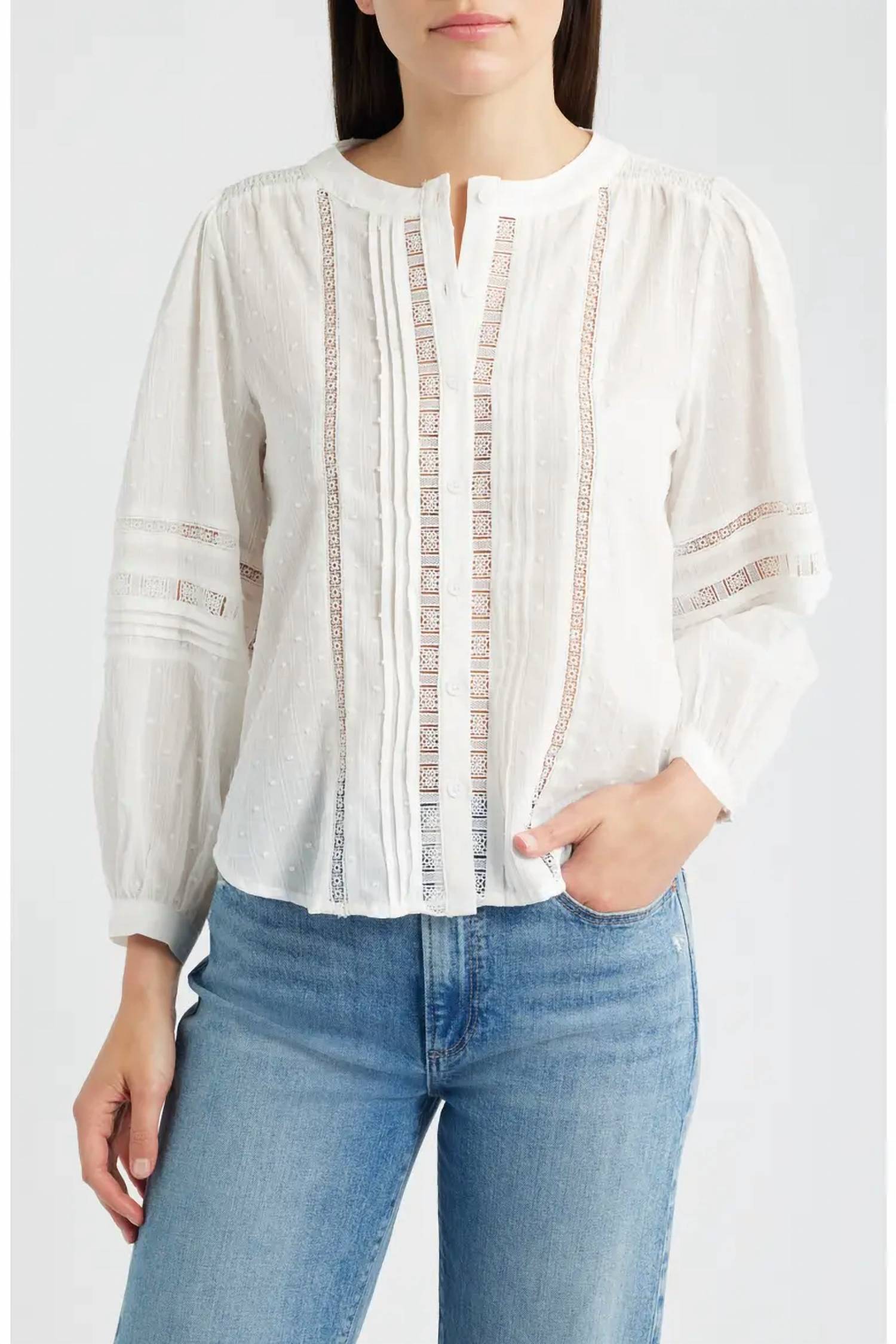 Zoe And Claire - Kathryn Line Lace Blouse