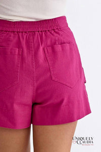 Entro - Women's Chelsea Folded Pockets Shorts