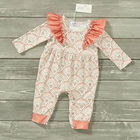 Pete + Lucy - Girls Loving Rainbow Romper