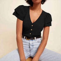 Nation Ltd - Maria V-neck Top