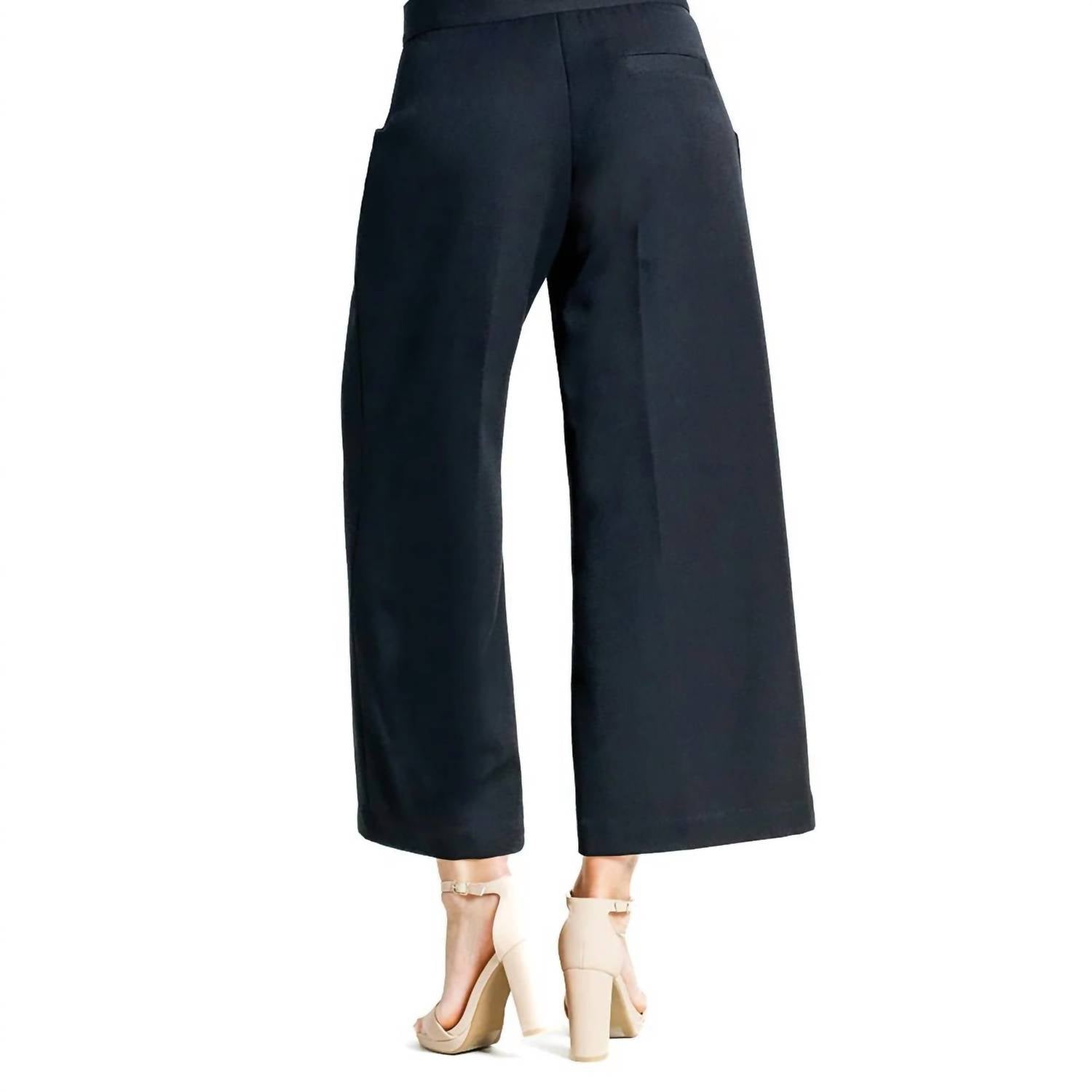 Clara Sunwoo - Woven Twill Zip Closure Front Pocket Cropped Trouser
