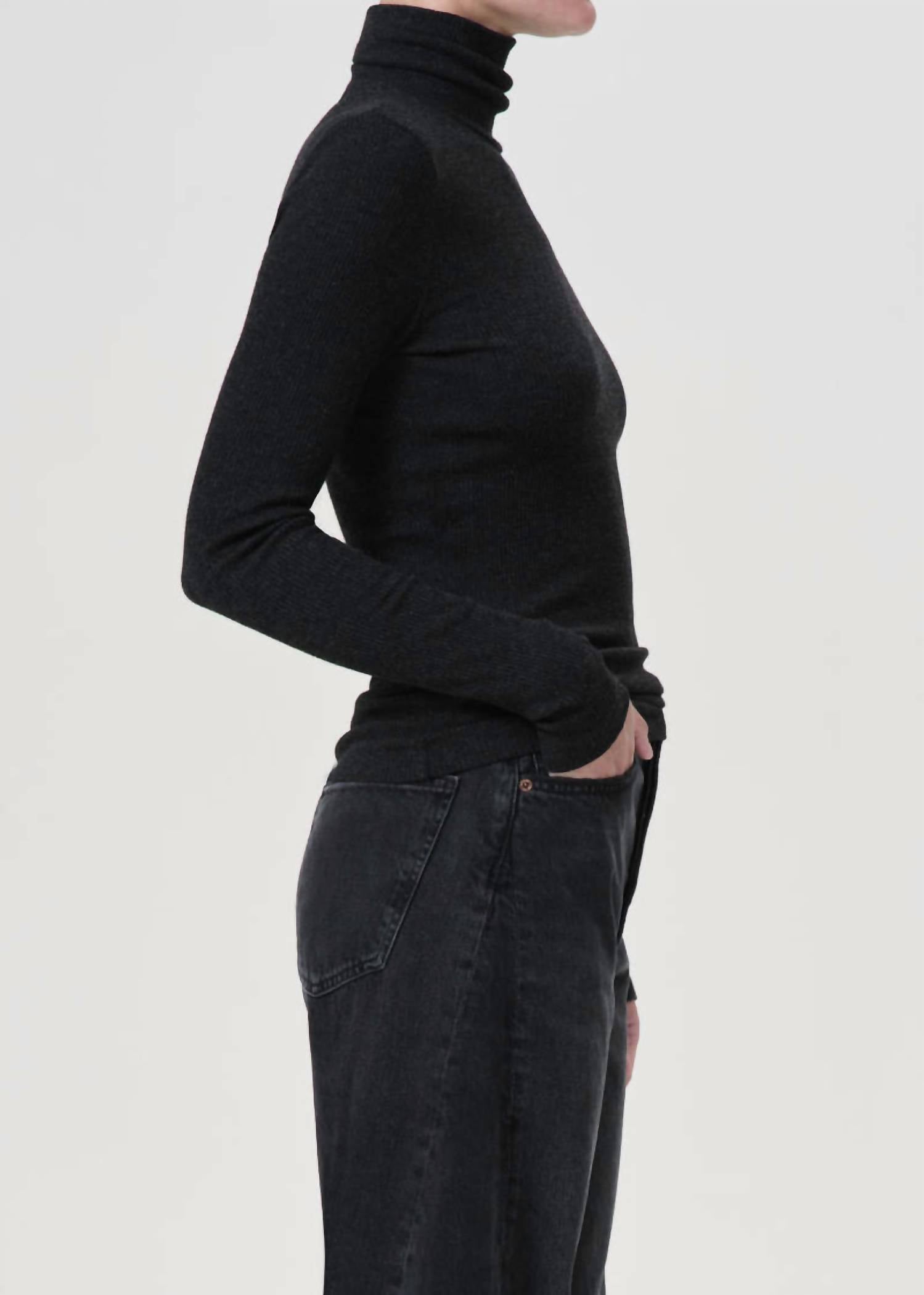Agolde - Women's Pascale Turtleneck Sweater