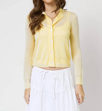 Central Park West - Serena Sheer Cardigan