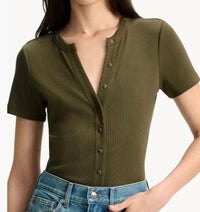 Veronica Beard - Dilia Button Down Tee