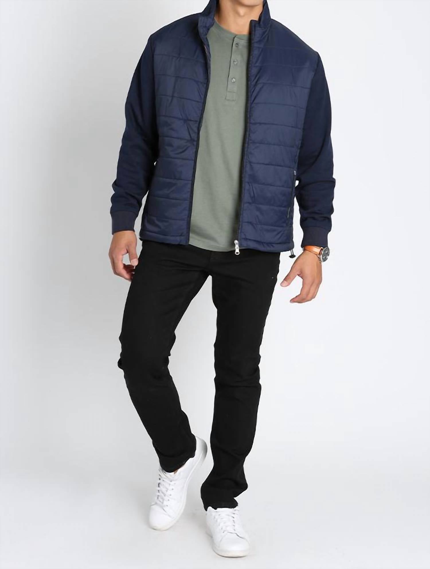 Jachs New York - Hagan Mixed Media Jacket