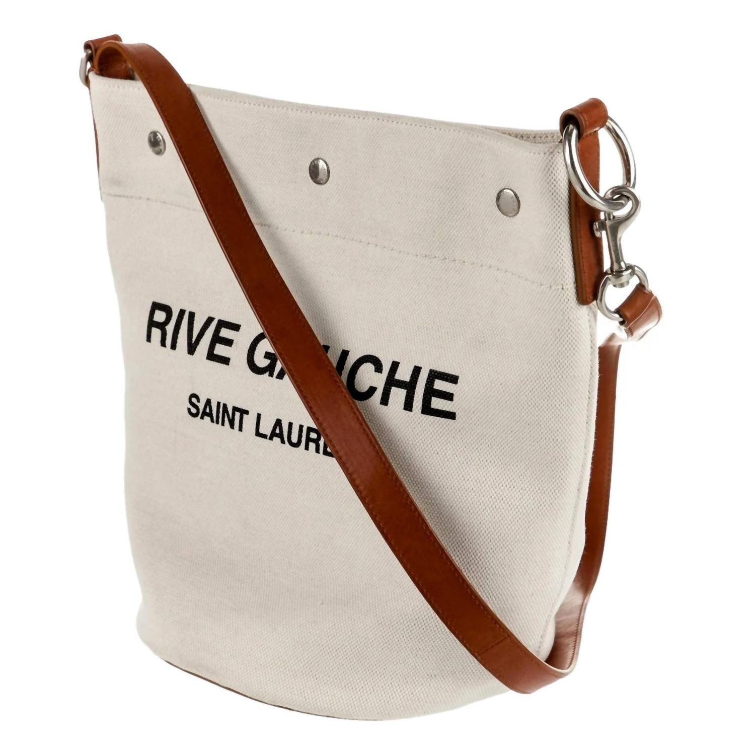 Saint Laurent - Women's Rive Gauche Leather Bucket Bag
