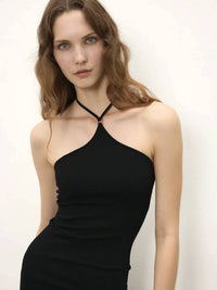 Paris Georgia - Women's Halter Hardware Dress