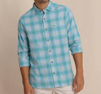 Southern Tide - Mens's Ashborough Plaid Brushed Twill Sport Shirt