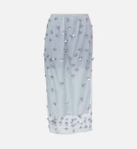 Forte Forte - Metallic Floral Sequins Skirt