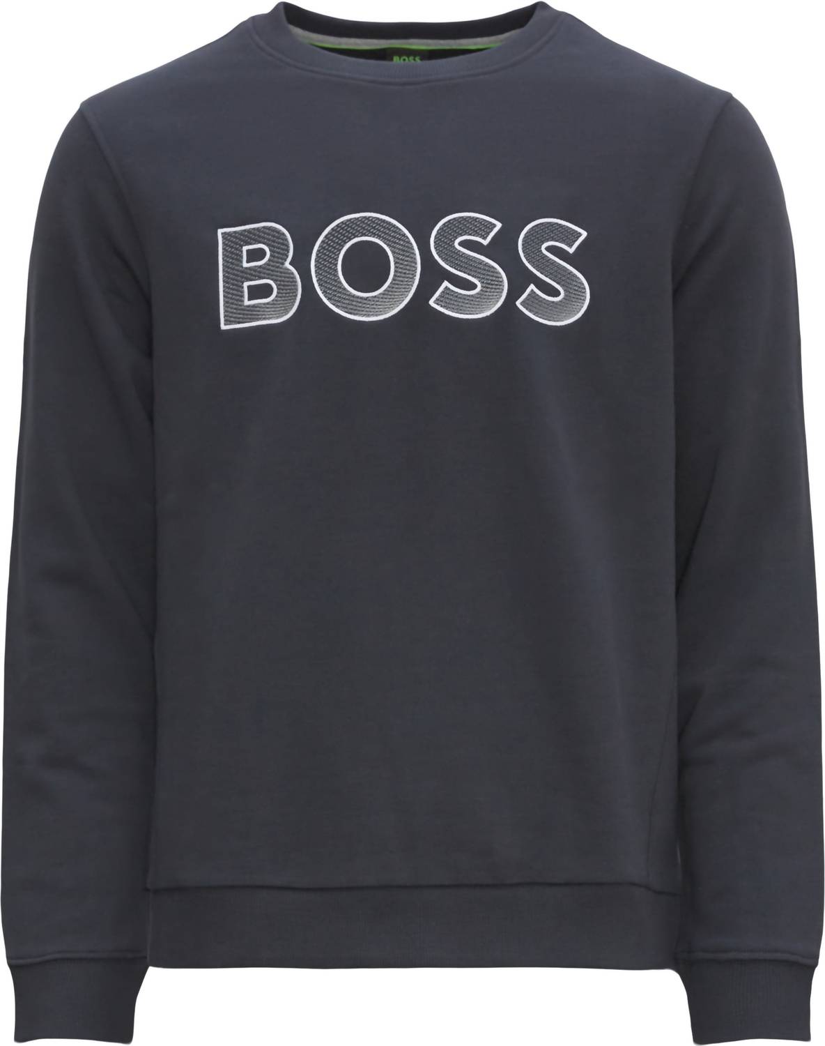 Men's Salbo Contrasting Logo Crewneck Sweatshirt
