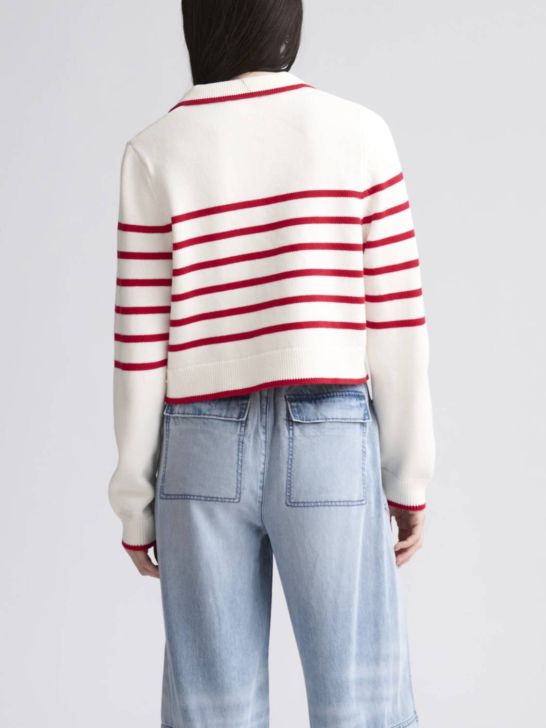 Splendid - Nicolette Stripe Polo Cardigan