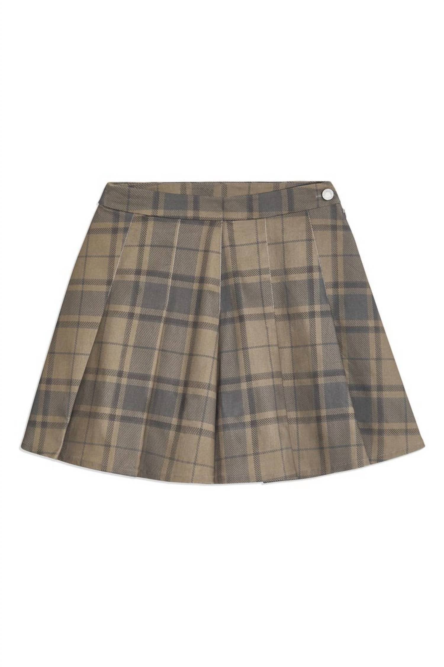 Www - Women's High Rise Pleated Skirt