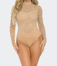 Banjul - Heartbreaker Rhinestone Bodysuit