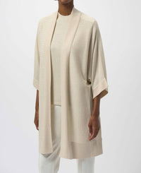 Joseph Ribkoff - Sweater Knit Cover Up With Iron On Detail