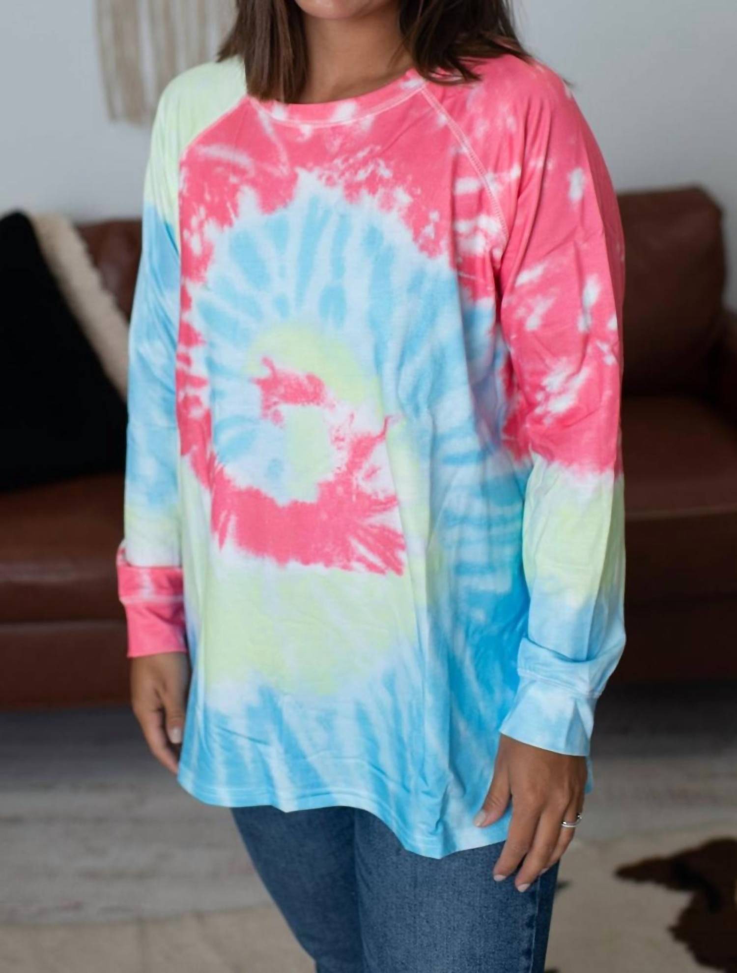 Shirley Stone - Sassy Swirl Tie Dye Tunic