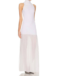 Enza Costa - Airy Halter Turtleneck Dress