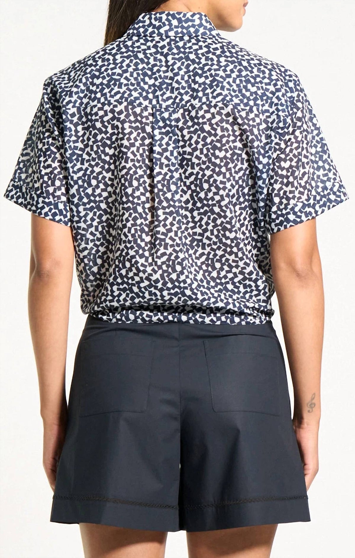 Theory - Tie Front Button Down Shirt