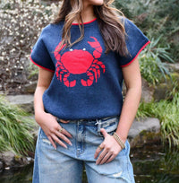 She + Sky - Coastal Crab Sweater