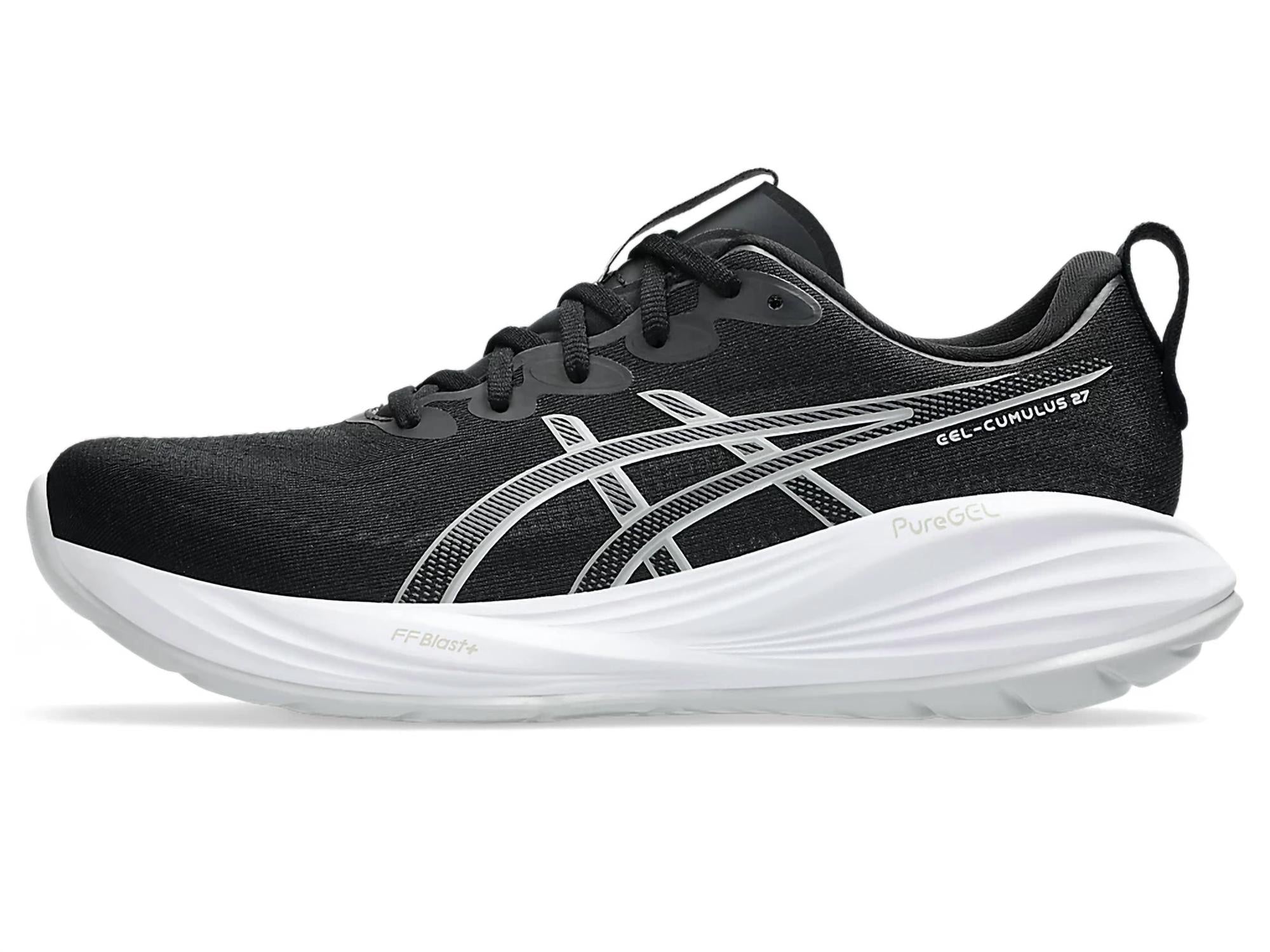 ASICS Men's Gel-cumulus 27 Running Shoes - Wide in black concrete - men's shoe - alternate view
