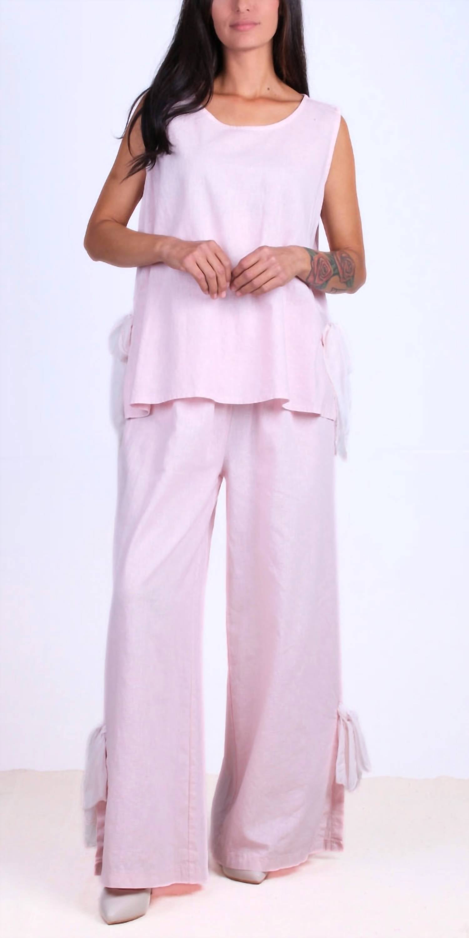 Gigi Moda - Fiocco Linen Pant
